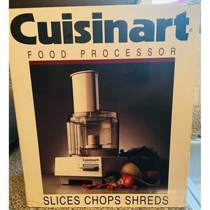 Brand New In Box Cuisinart Food Processor Model DLC-5  White Full Size 7 Cup